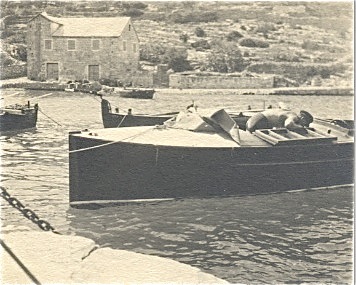 Zlata's boat Torpedo, requisitioned during WWII by the Partisans and never recovered
