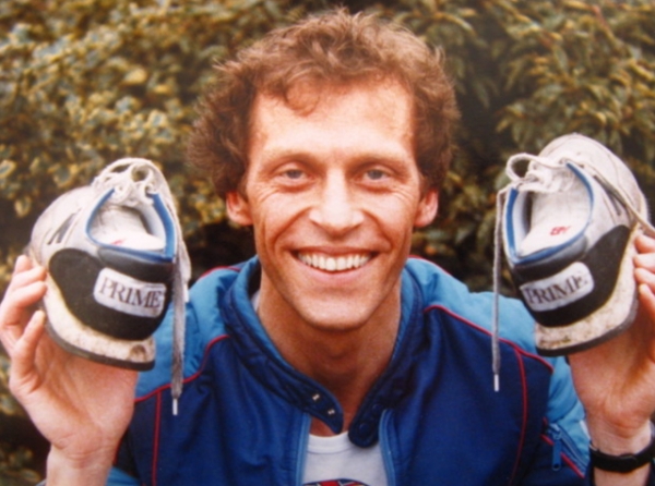 Philip Cole with his trainers